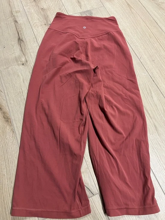 lululemon athletica Wide-Leg Leggings in Rust Red - Picture 6 of 7